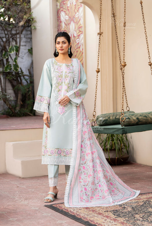 Pastel blue